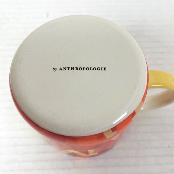 Anthropologie Lottie Monogram Mug Letter M 18oz - Picture 6 of 6